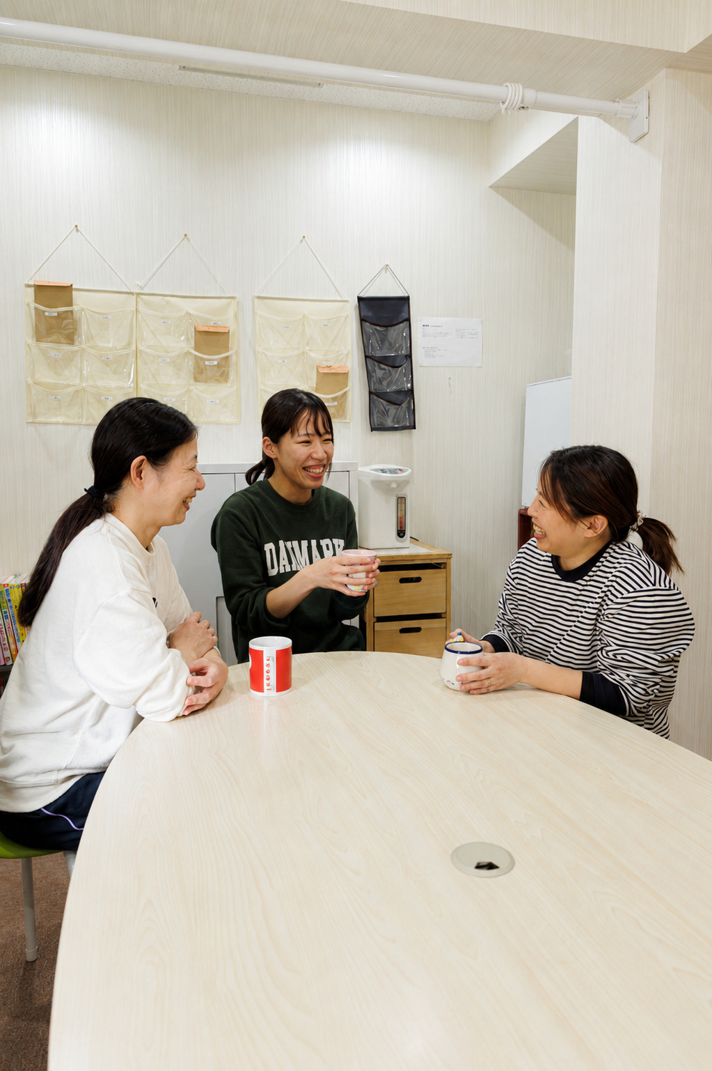 職員同士の様子
