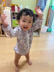 保護中: ０，１歳プール納めでした😄